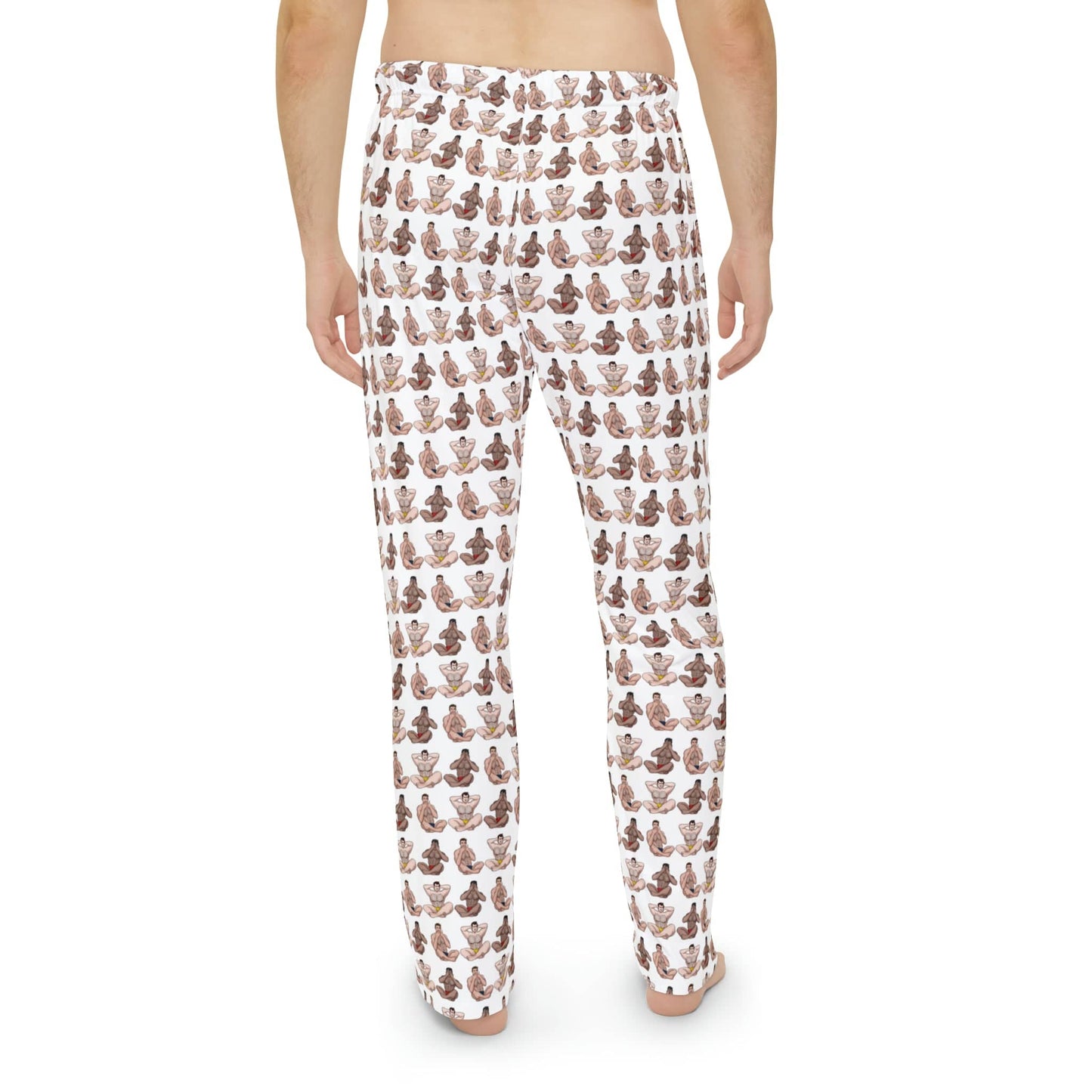 All Over Prints Men's Hear No, See No, Speak No EVIL Pajama Pants INVI-Expressionwear