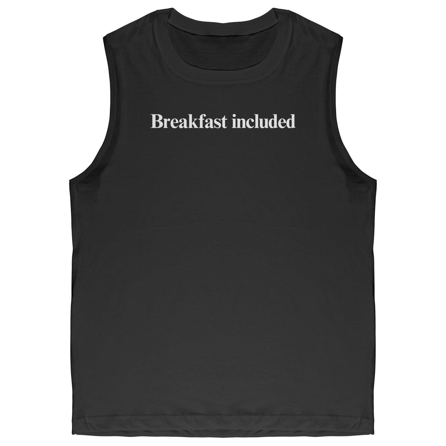 Apparel Black / S Breakfast included Men’s Muscle T-shirt INVI-Expressionwear