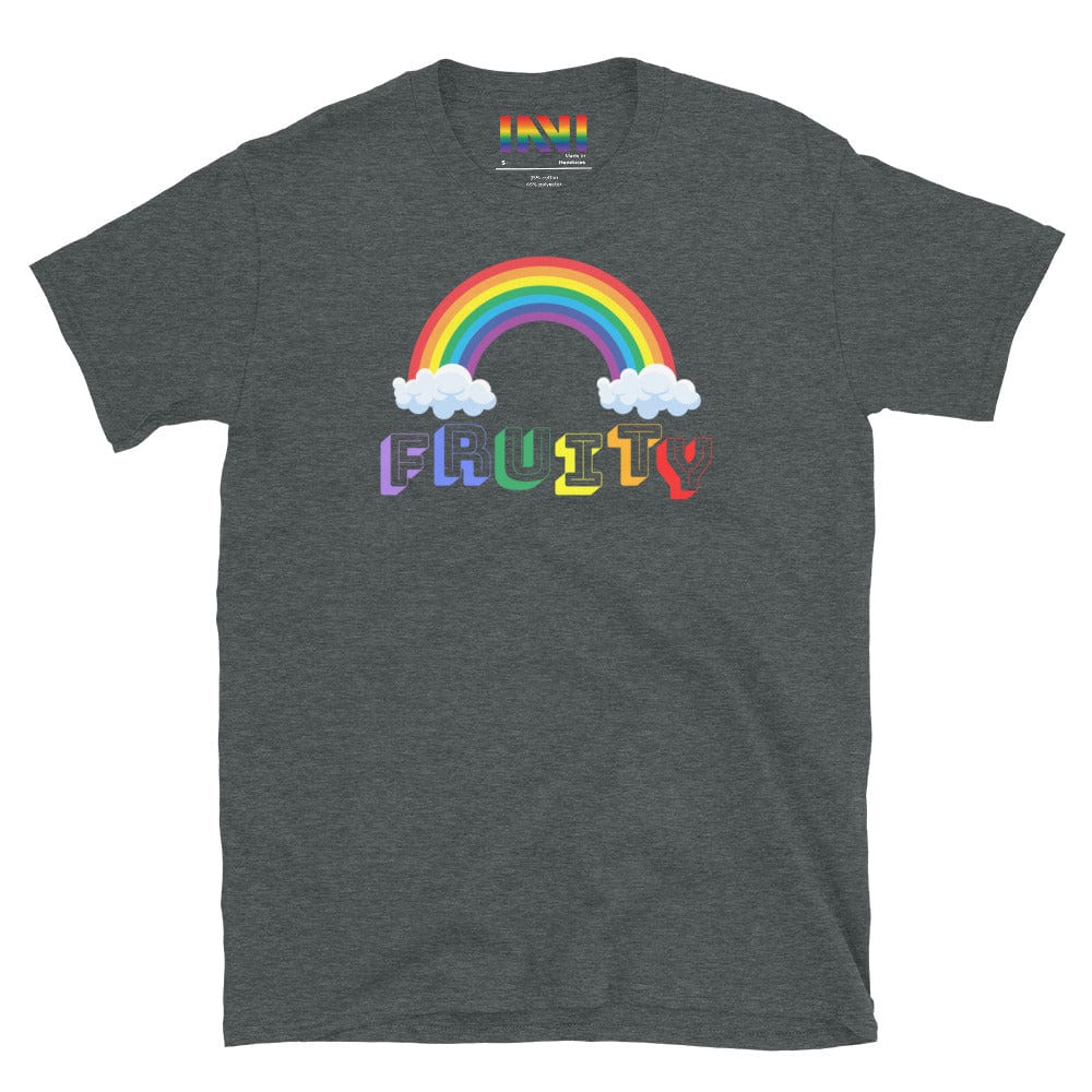 Dark Heather / S Fruity Cotton T-Shirt INVI-Expressionwear