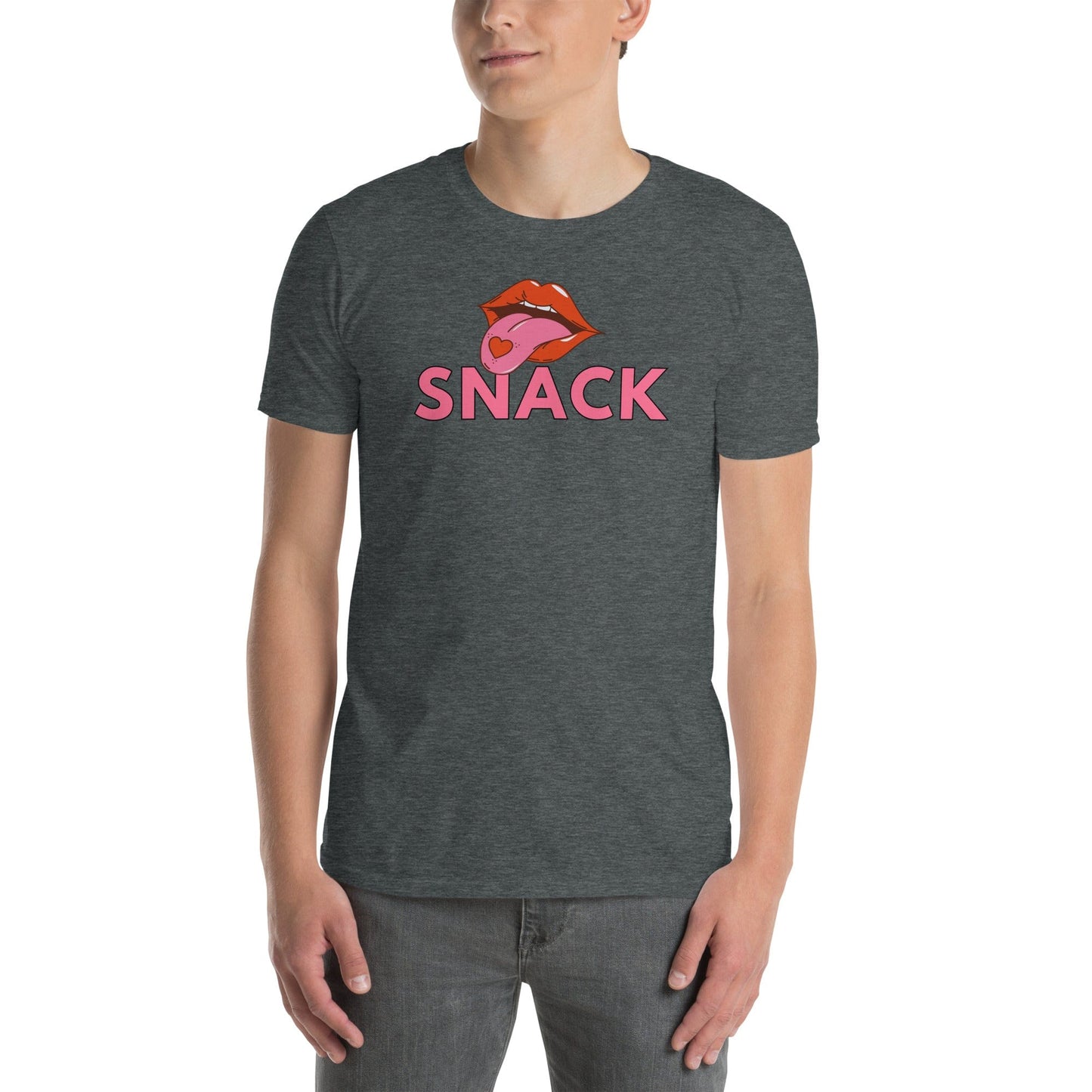 Dark Heather / S Snack T-Shirt INVI-Expressionwear Snack T-Shirt