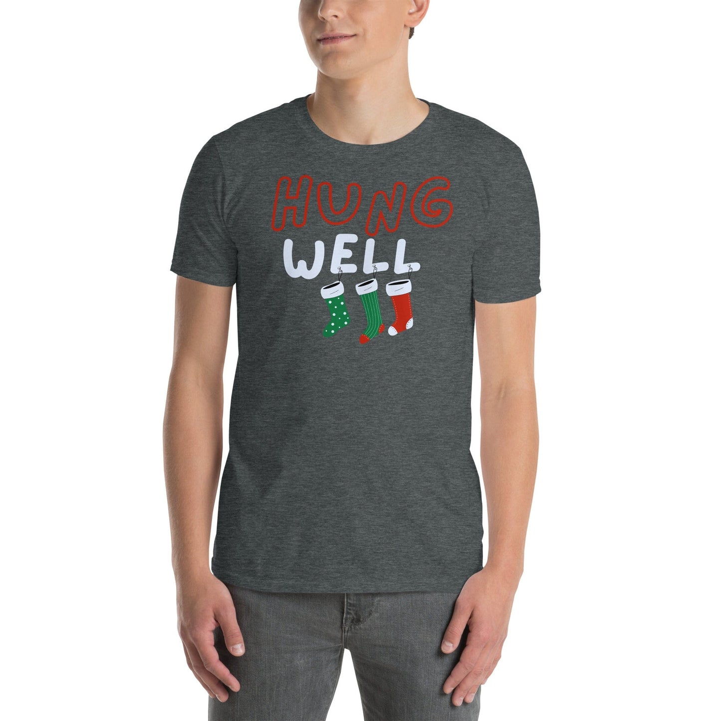 Shirts Dark Heather / S Hung Well T-Shirt INVI-Expressionwear Hung Well T-Shirt