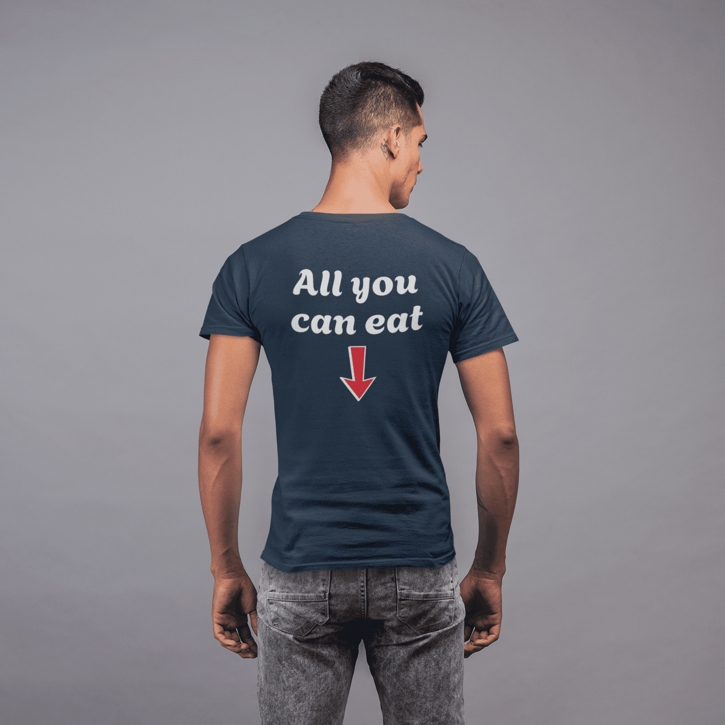 Shirts Navy / S All you can eat T-shirt INVI-Expressionwear All you can eat T-shirt