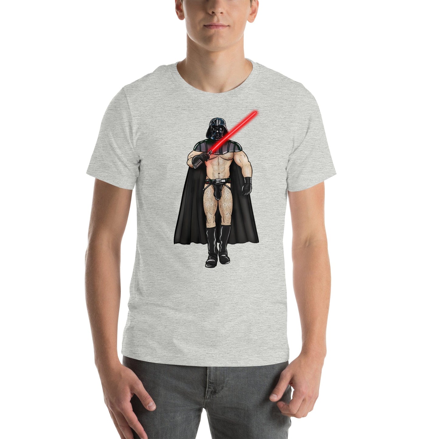 T-Shirt Athletic Heather / XS Muscle Daddy Darth Vader Inspired T-shirt INVI-Expressionwear Muscle Daddy Darth Vader Inspired T-shirt