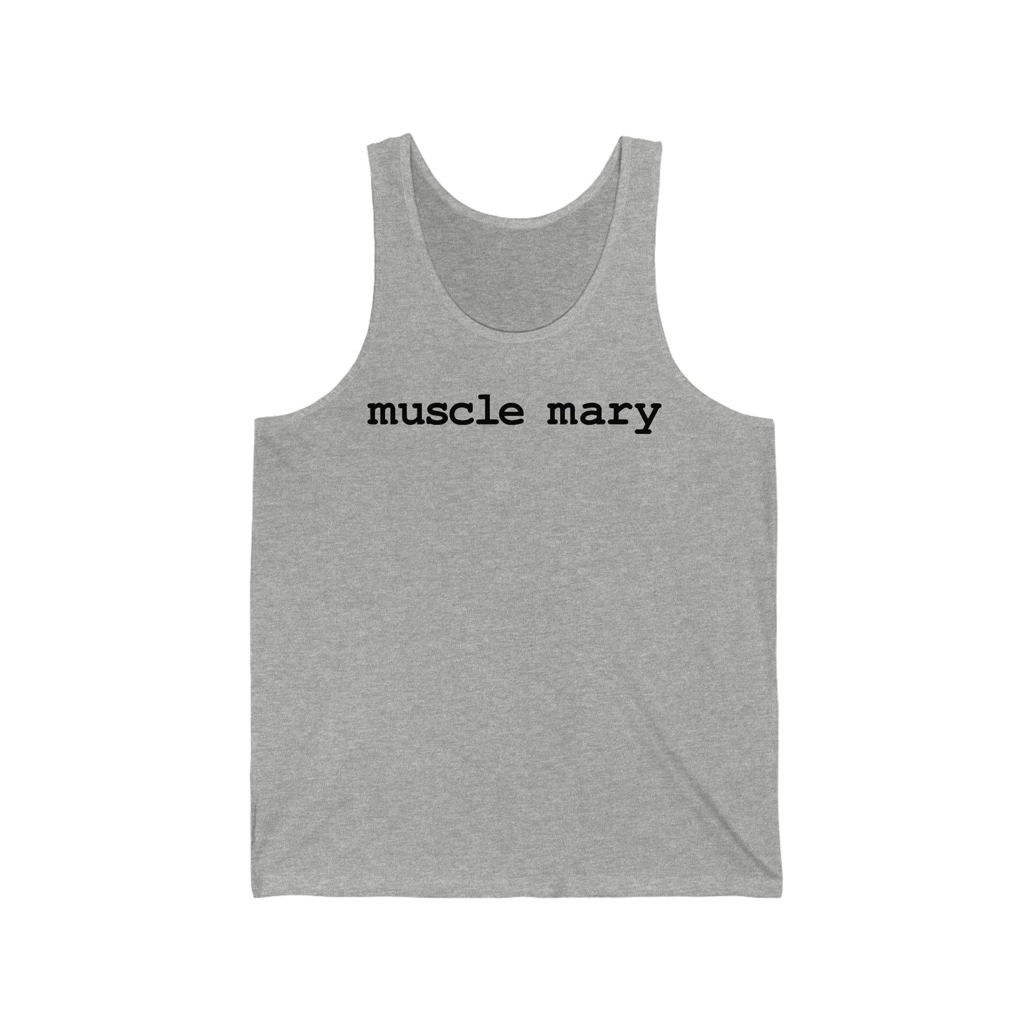 Tank Top XS / Athletic Heather Muscle Mary  Tank INVI-Expressionwear