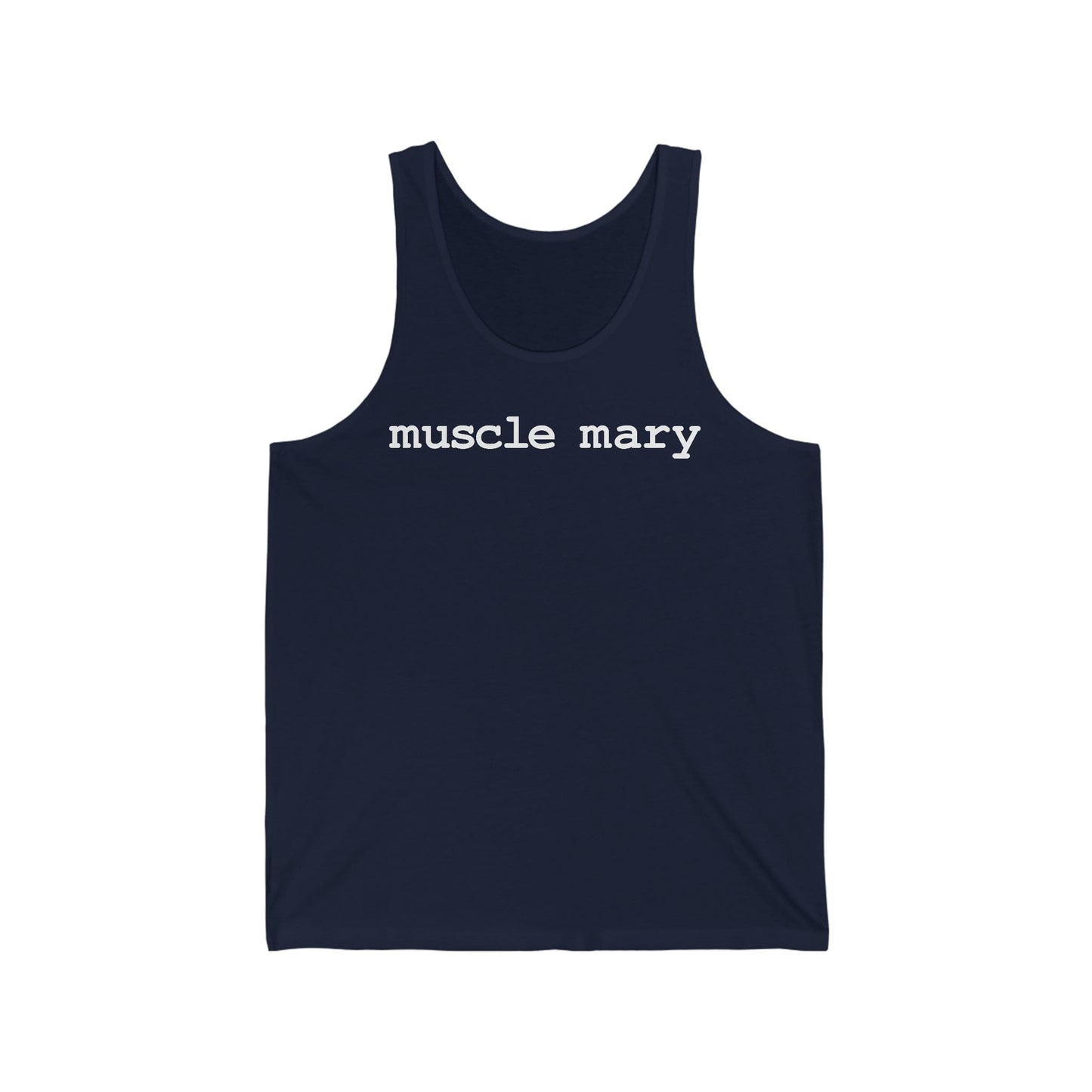Tank Top XS / Navy Muscle Mary  Tank INVI-Expressionwear
