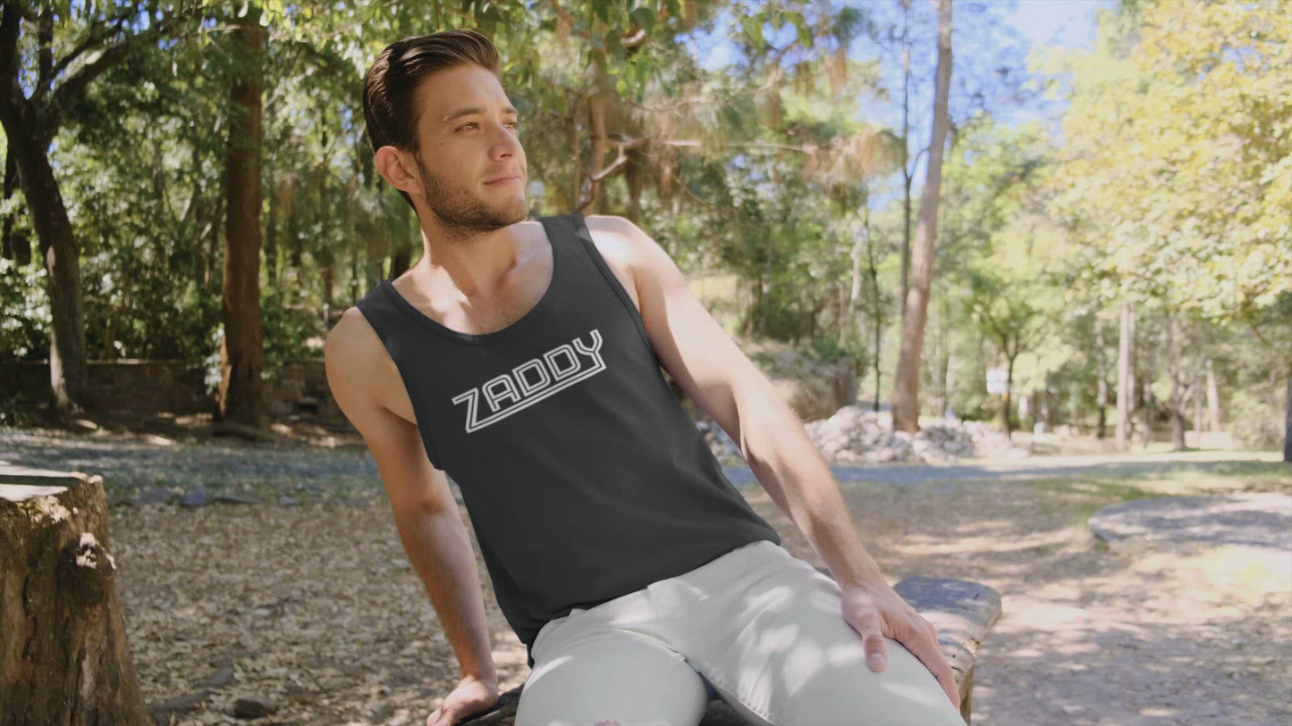 Load and play video in Gallery viewer, Zaddy Tank Top