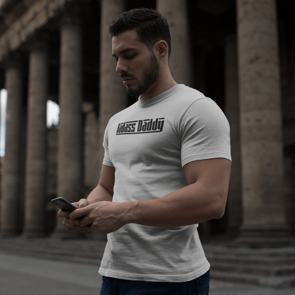 Apparel Ash / XS Badass Daddy T-Shirt INVI-Expressionwear