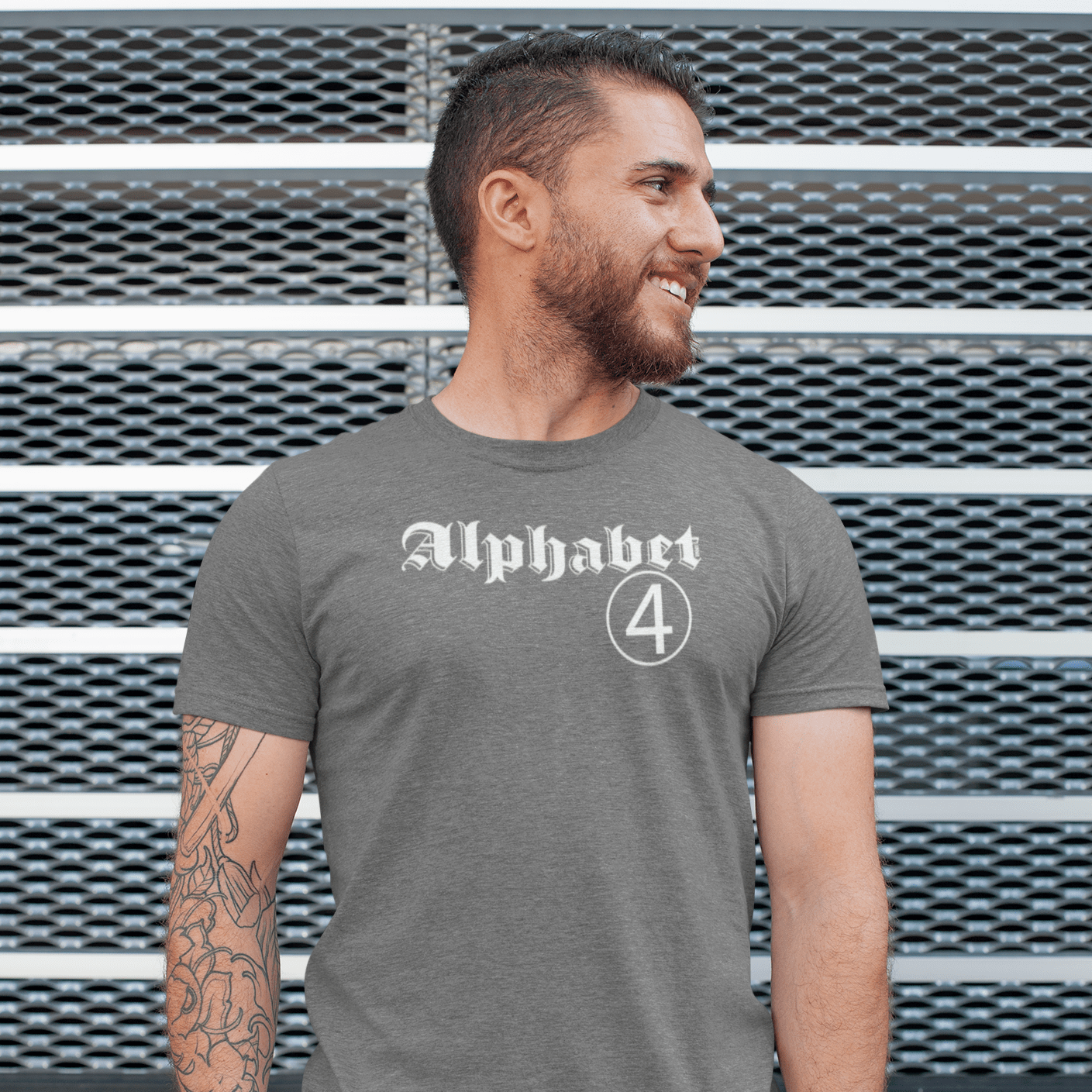 Apparel Lieutenant 8 - 10 years / Dark Grey Heather / S Alphabet Mafia T-shirt - Ranks INVI-Expressionwear
