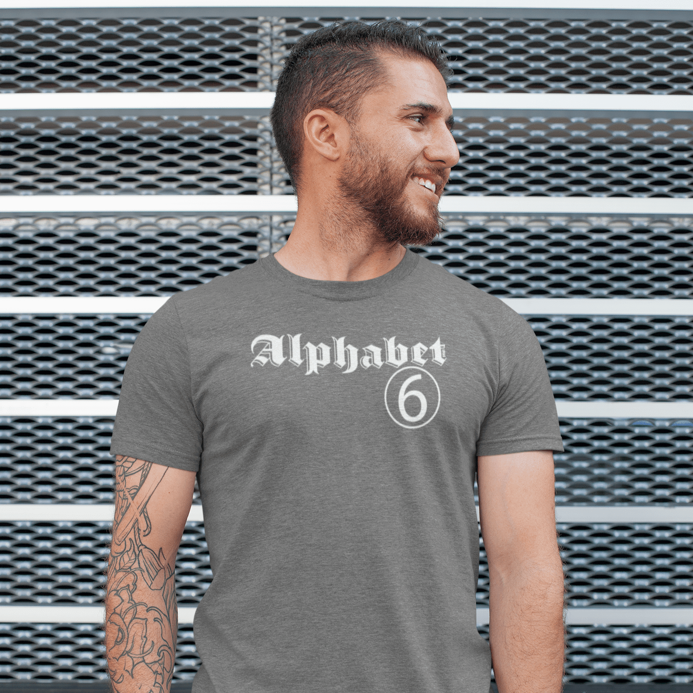 Apparel Major 15 - 20 years / Dark Grey Heather / S Alphabet Mafia T-shirt - Ranks INVI-Expressionwear