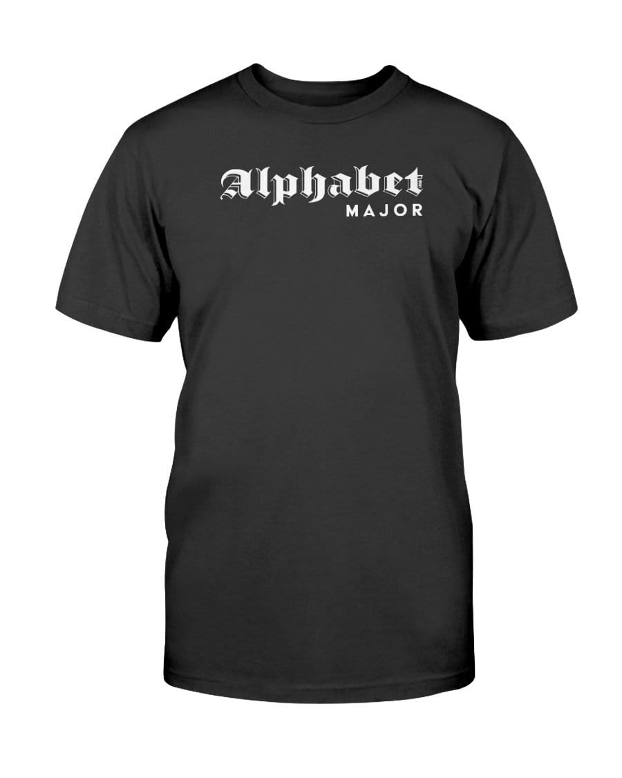 Apparel MAJOR - Alphabet Mafia / Black / S Alphabet Military Ranks T-shirts INVI-Expressionwear