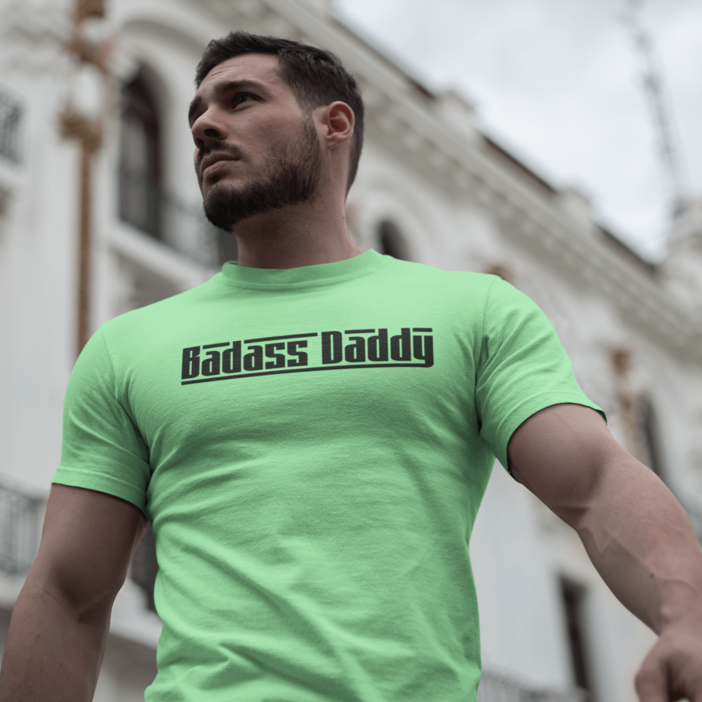 Apparel Mint / XS Badass Daddy T-Shirt INVI-Expressionwear