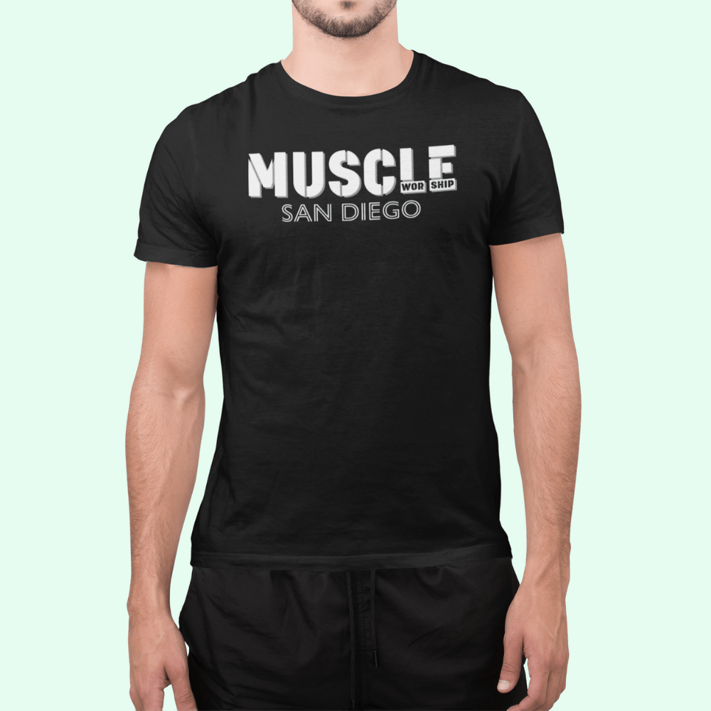 Apparel San Diego T-Shirt / Black / XS Muscle Worship T-shirt INVI-Expressionwear