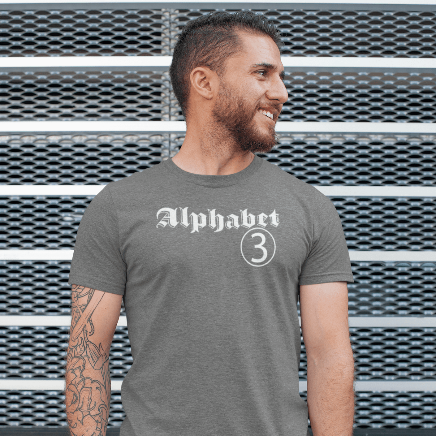 Apparel Sergeant 5 - 8 years / Dark Grey Heather / S Alphabet Mafia T-shirt - Ranks INVI-Expressionwear
