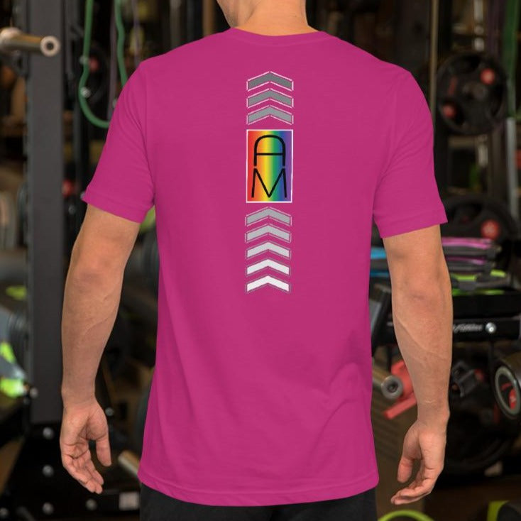 Berry / S Alphabet Mafia Military Stripes T-Shirt INVI-Expressionwear Alphabet Mafia Stripes T-Shirt