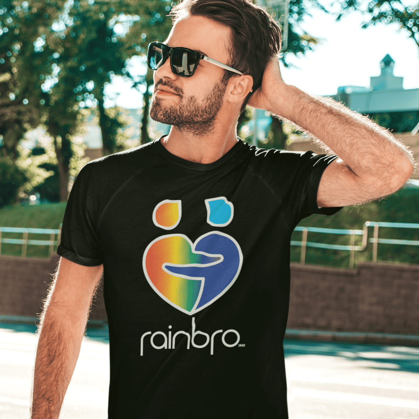 Black / S RainBro T-Shirt INVI-Expressionwear