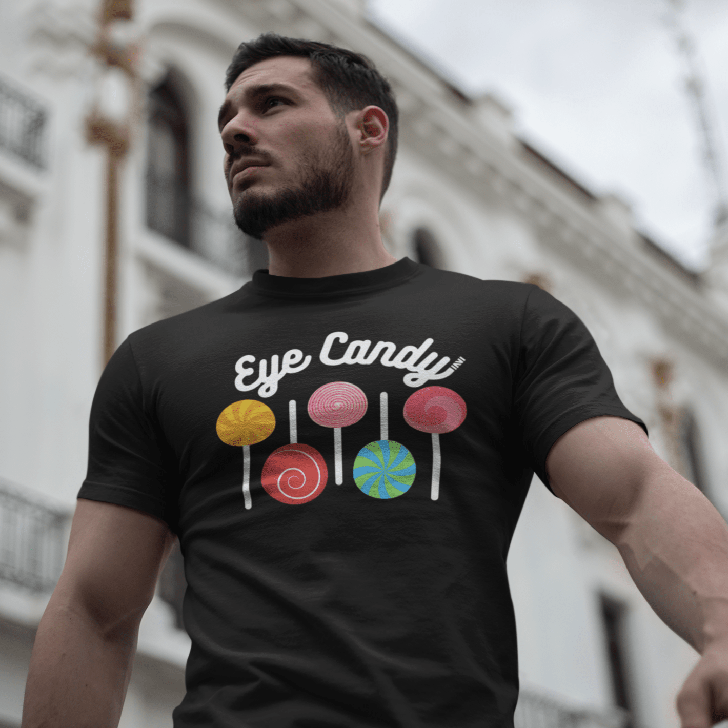 Black / XS Eye Candy T-Shirt INVI-Expressionwear
