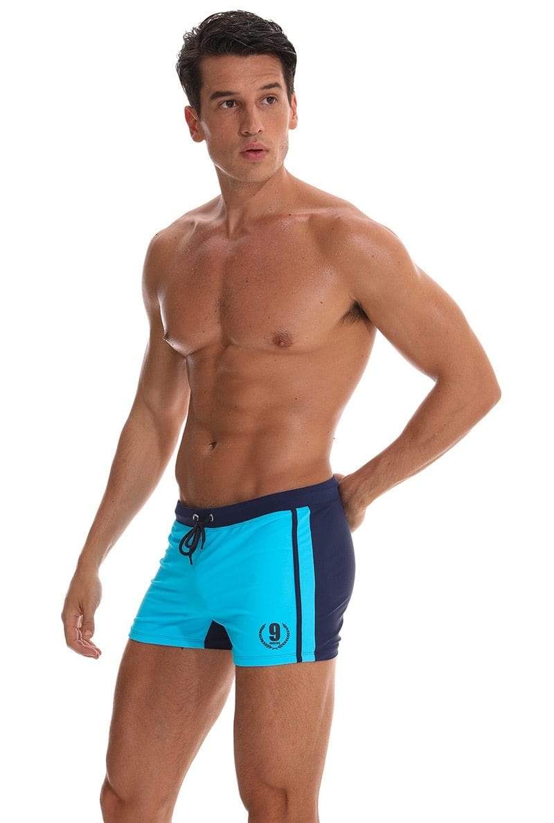 Blue Racing Trunks Swimsuit INVI-Expressionwear