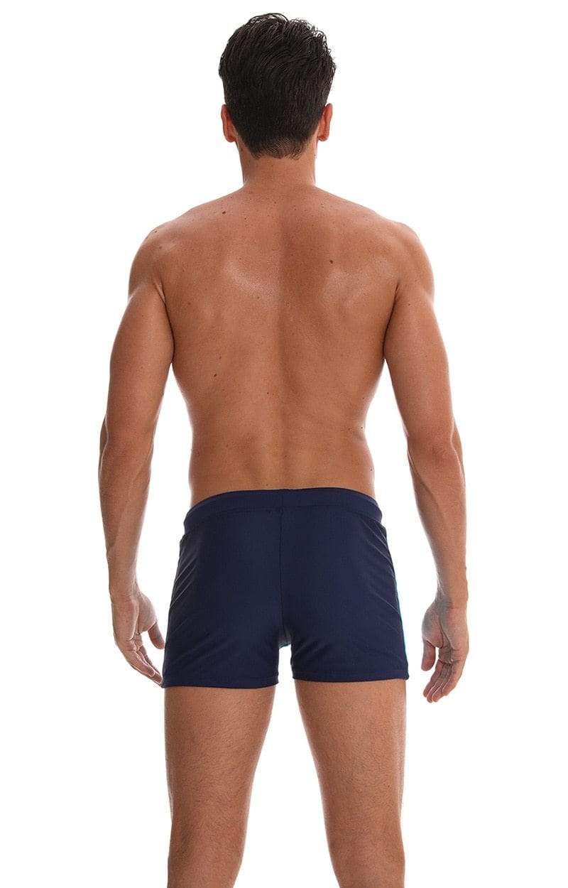 Blue Racing Trunks Swimsuit INVI-Expressionwear