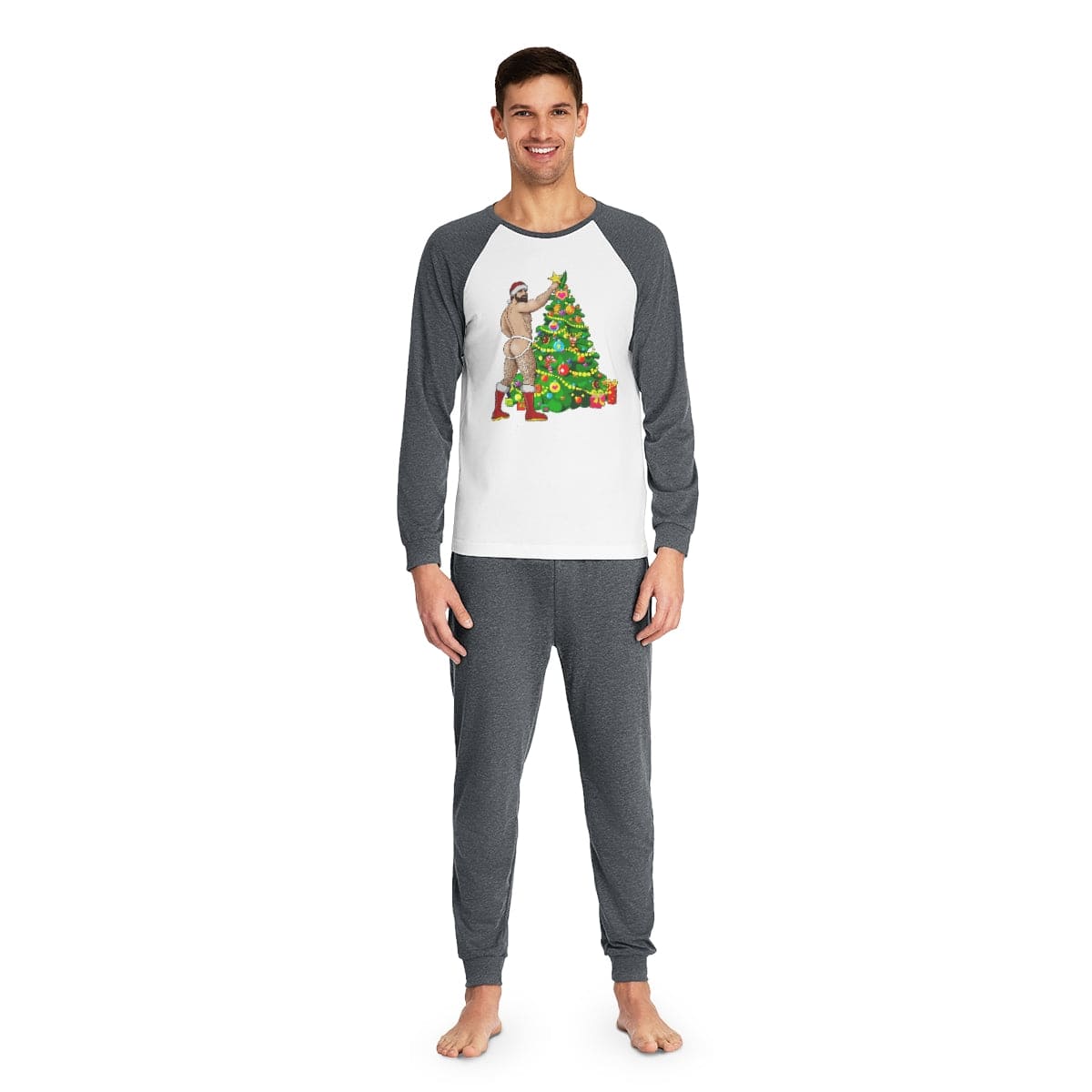 Clothing Set Copy of Man Hunk Christmas Pajama Set INVI-Expressionwear