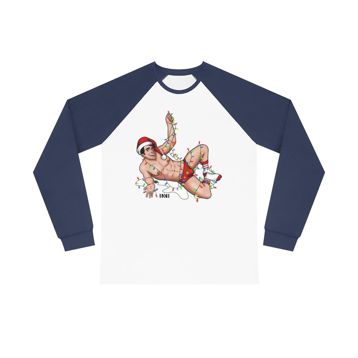Clothing Set Navy/White / S Boy Hunk Christmas Pajama Set INVI-Expressionwear