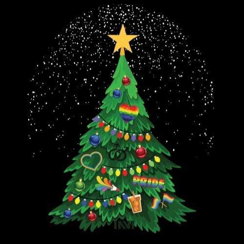 Gay Christmas T-Shirt INVI-Expressionwear