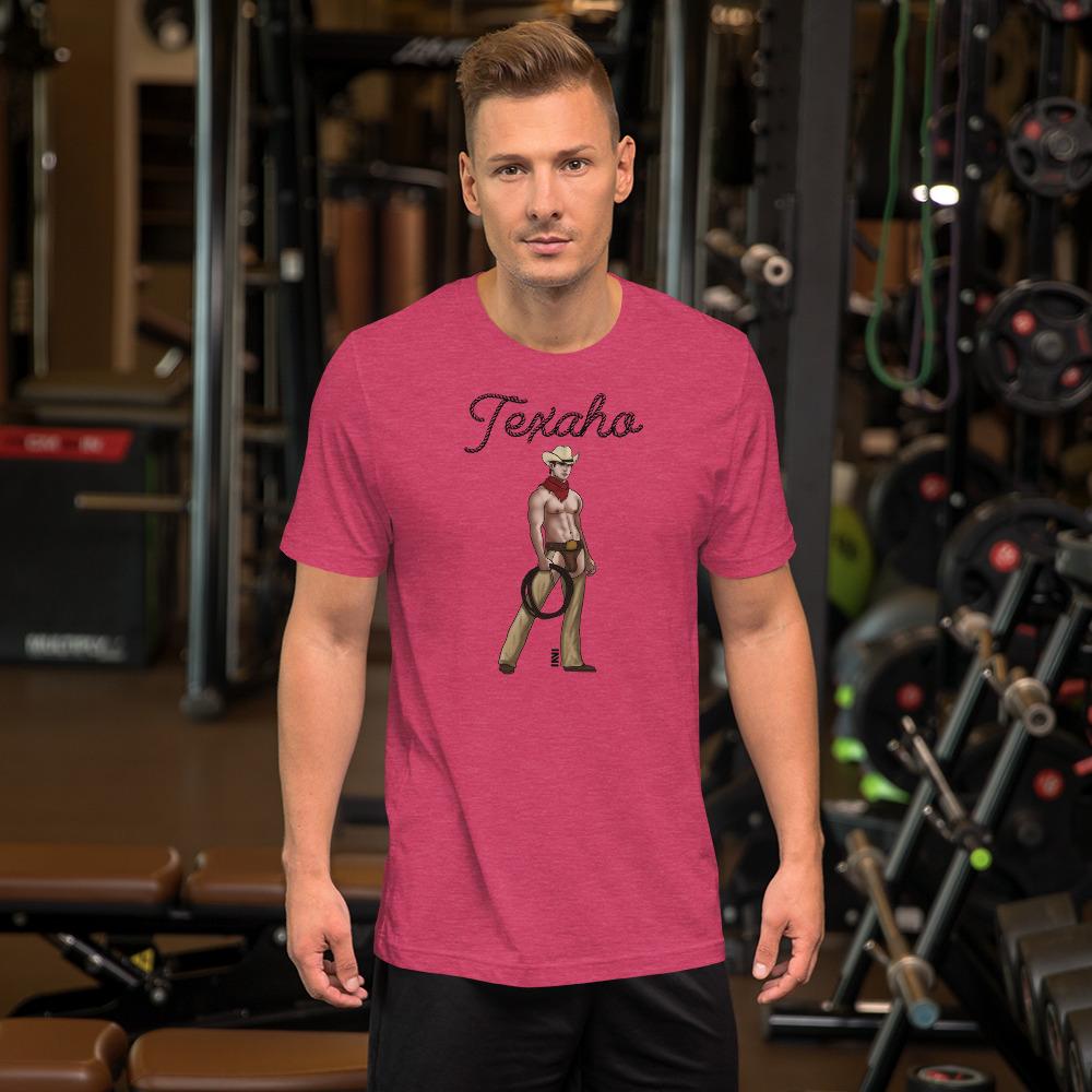 Heather Raspberry / S Texaho T-Shirt INVI-Expressionwear