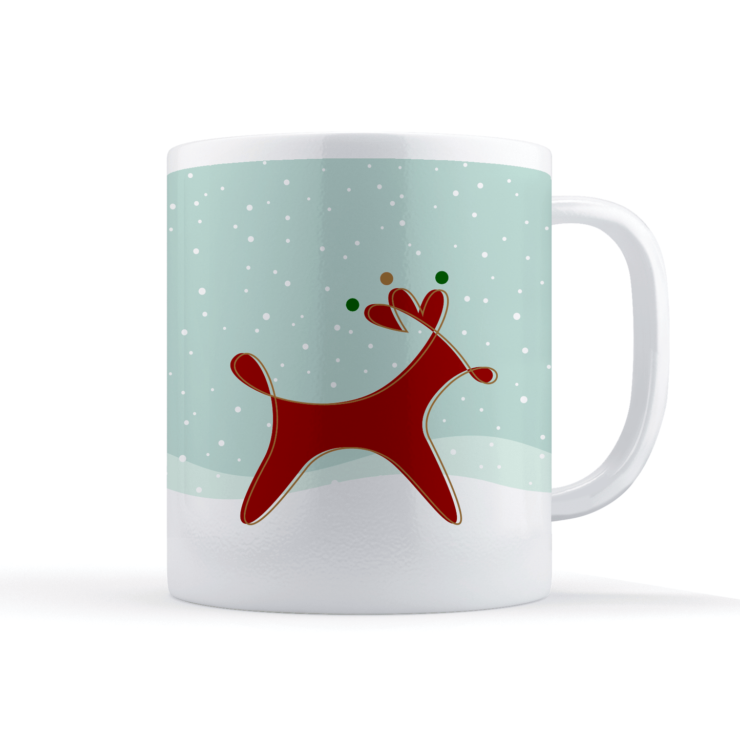Home Decor Mug / Reindeer Reindeer Dinnerware INVI-Expressionwear