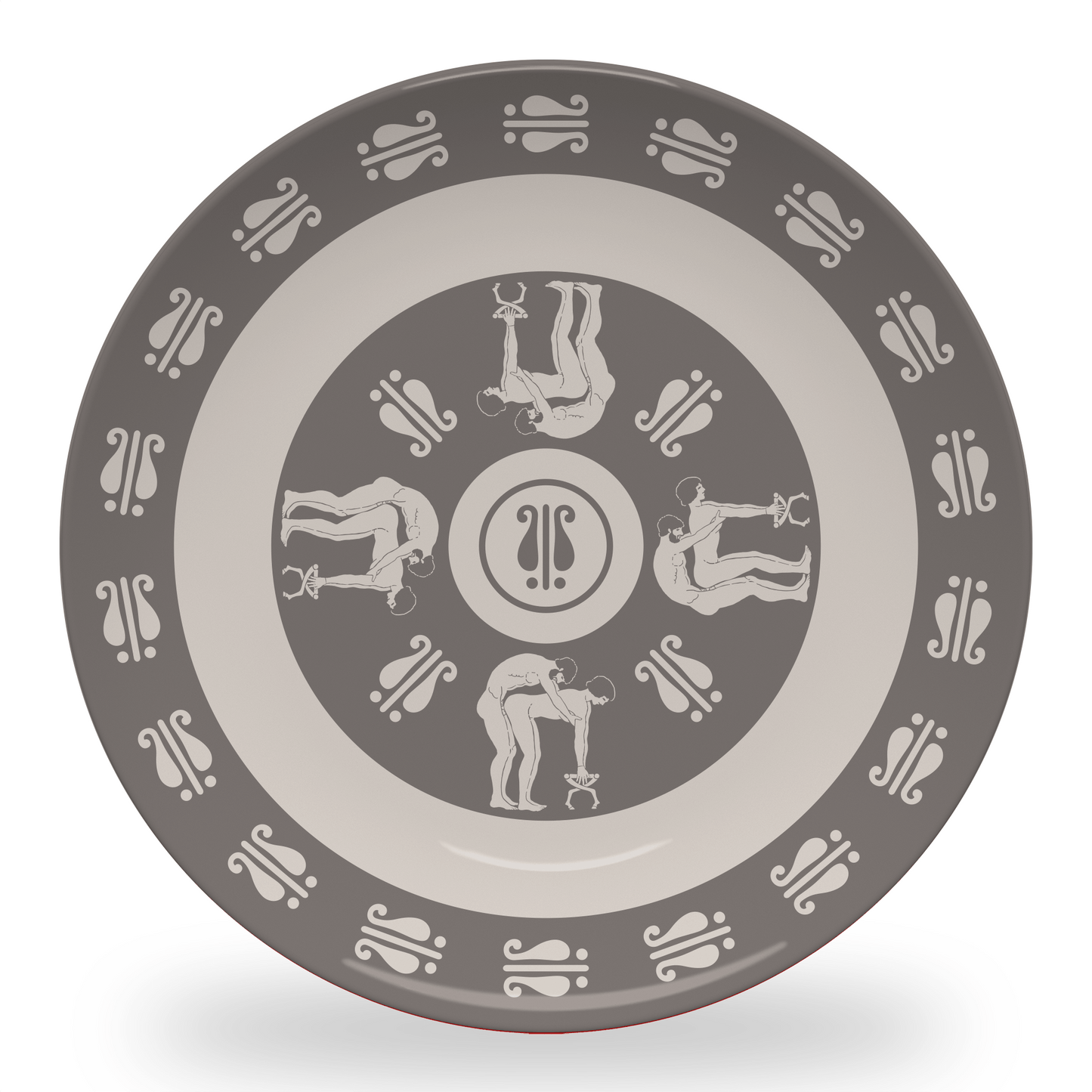 Home Decor Plate / Doggy Birdcage Inspired Greek Boy Dinnerware - Single Pieces INVI-Expressionwear