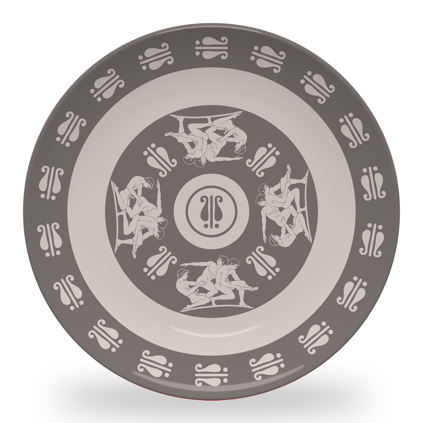 Home Decor Plate / Threesome Birdcage Inspired Greek Boy Dinnerware - Single Pieces INVI-Expressionwear