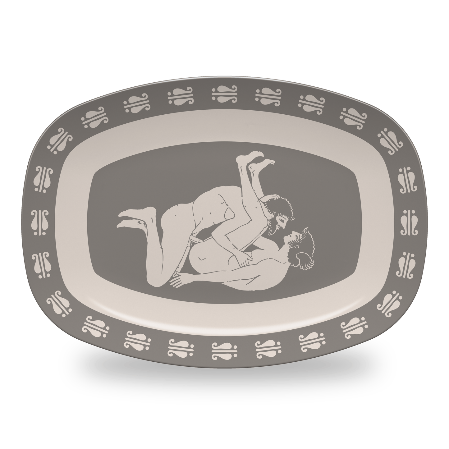 Home Decor Platters - 3 Piece Set / All Missionary Birdcage Inspired Greek Boy Dinnerware - Platter Sets INVI-Expressionwear