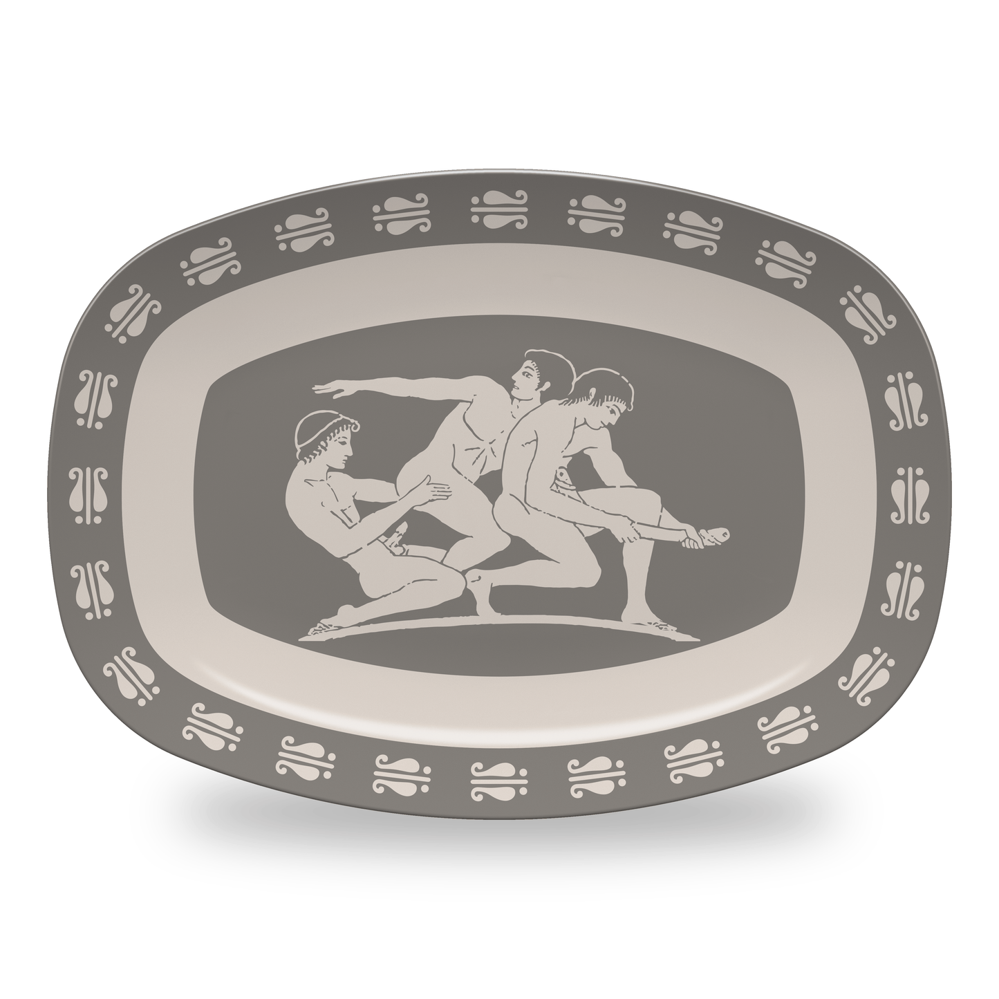 Home Decor Platters - 3 Piece Set / All Threesome Birdcage Inspired Greek Boy Dinnerware - Platter Sets INVI-Expressionwear