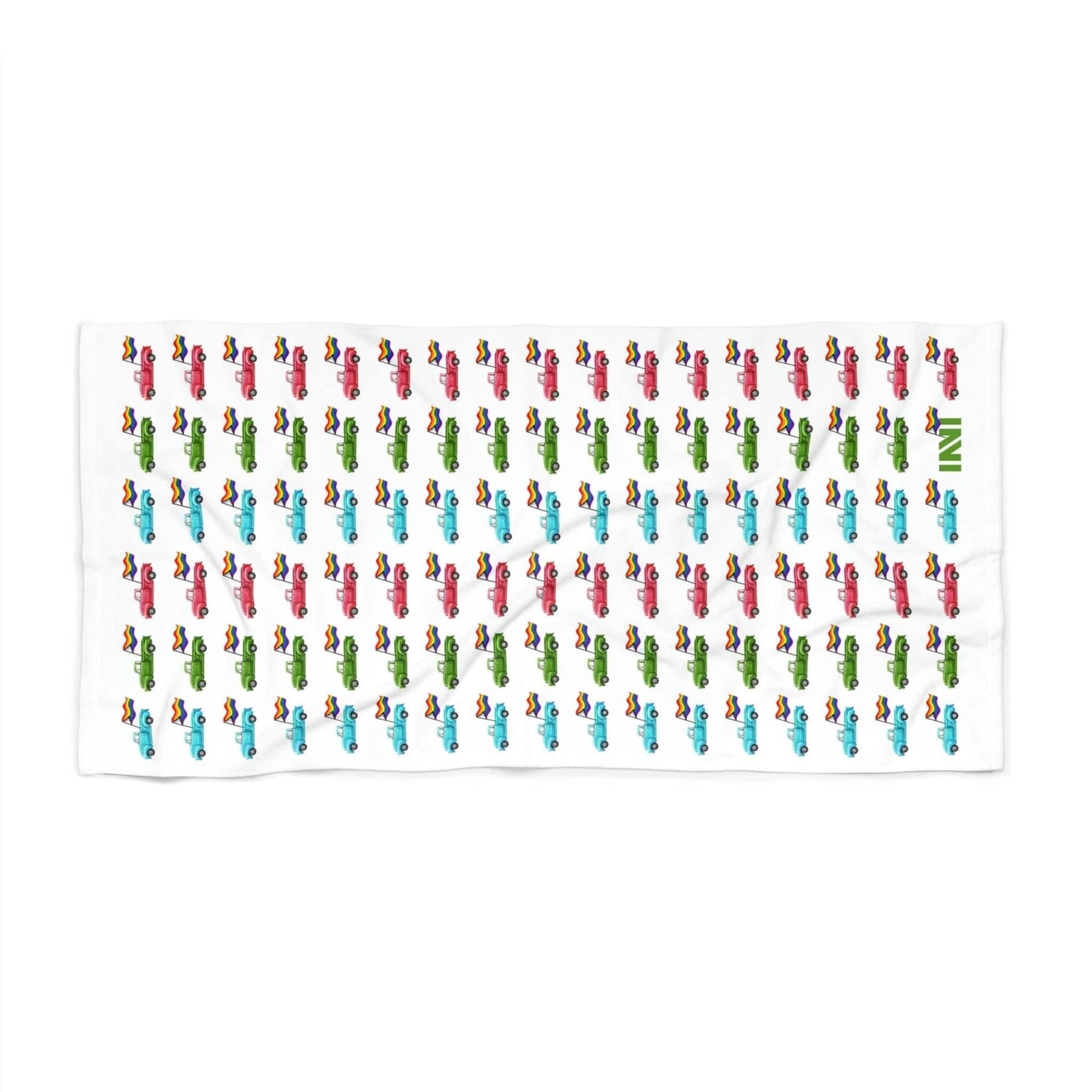 Home Decor Rainbow Truckin Pool or Beach Towel INVI-Expressionwear
