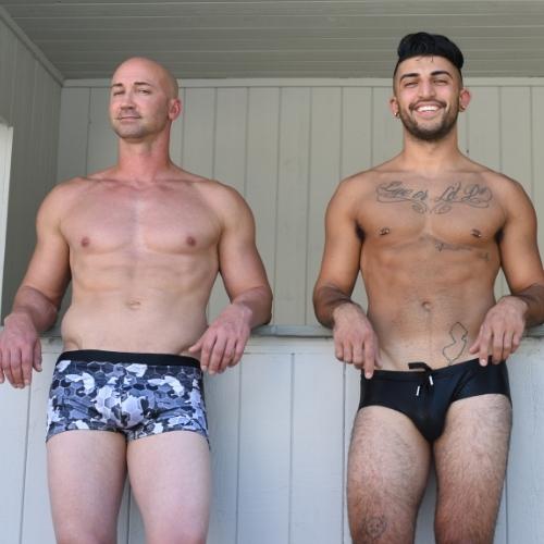 Honeycomb Camo Trunks Swimsuit INVI-Expressionwear