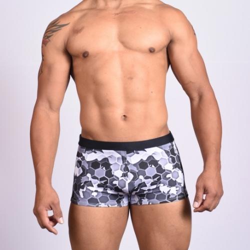 Honeycomb Camo Trunks Swimsuit INVI-Expressionwear