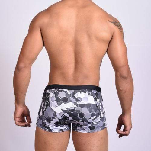 Honeycomb Camo Trunks Swimsuit INVI-Expressionwear