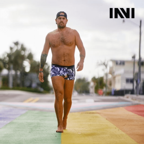 Honeycomb Camo Trunks Swimsuit INVI-Expressionwear
