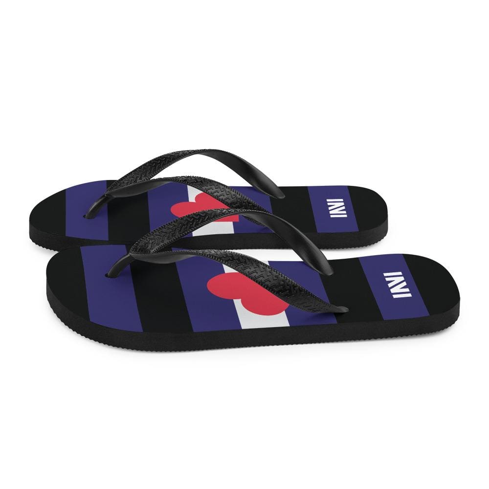 Leather Pride Flip-Flops INVI-Expressionwear