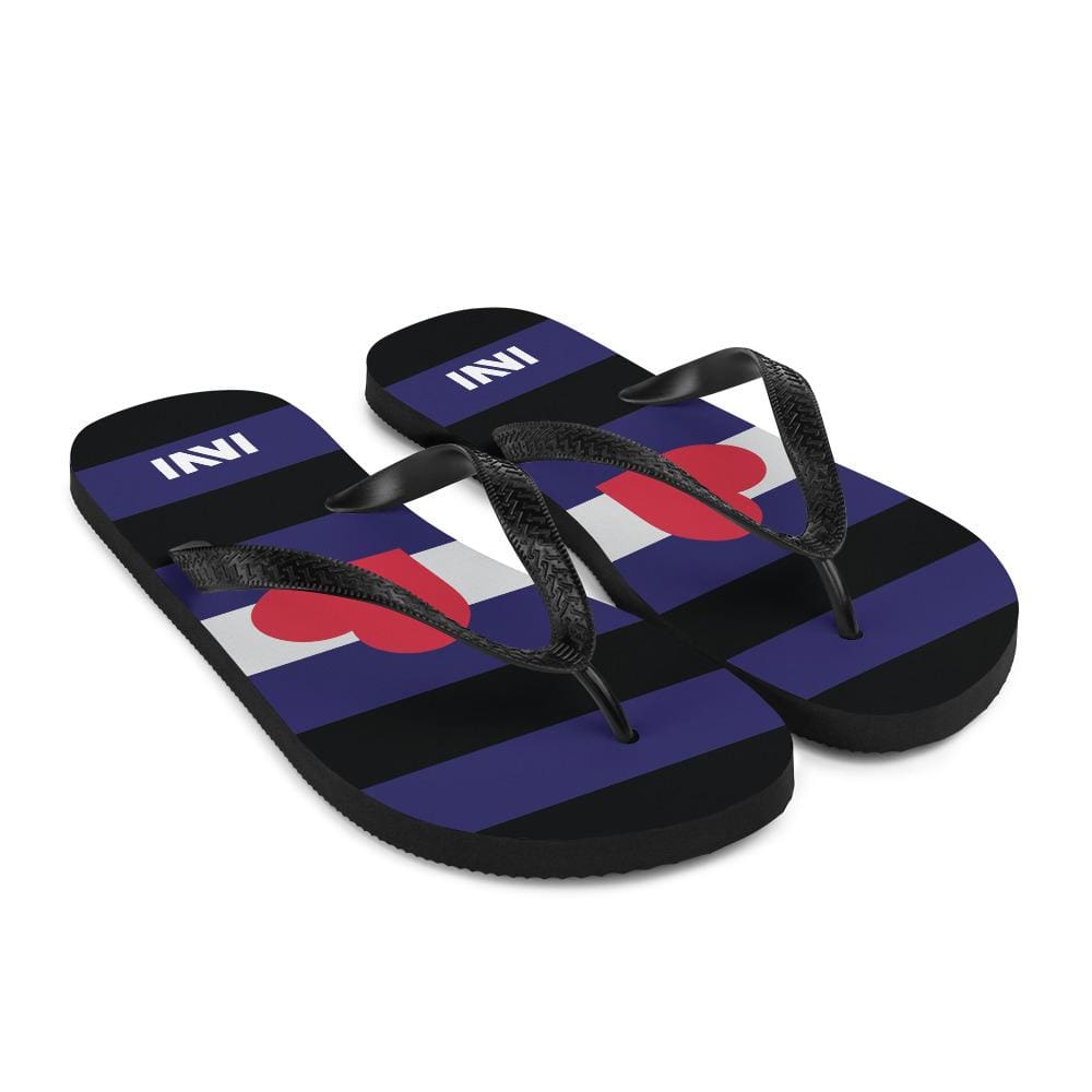 Leather Pride Flip-Flops INVI-Expressionwear