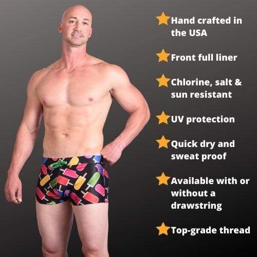 Lick Stick Trunks Swimsuit INVI-Expressionwear