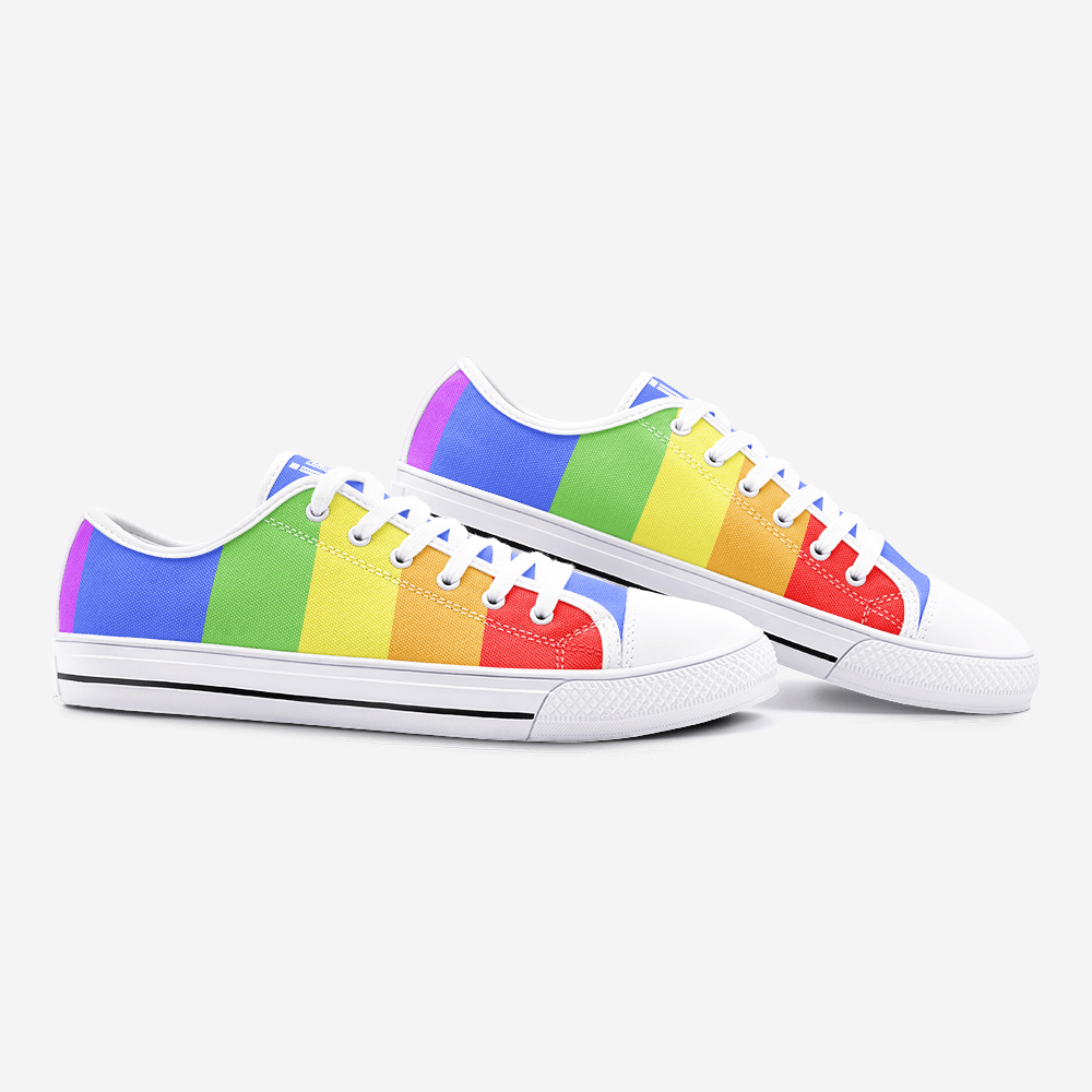 Men's Shoes INVI Rainbow Canvas Shoes INVI-Expressionwear