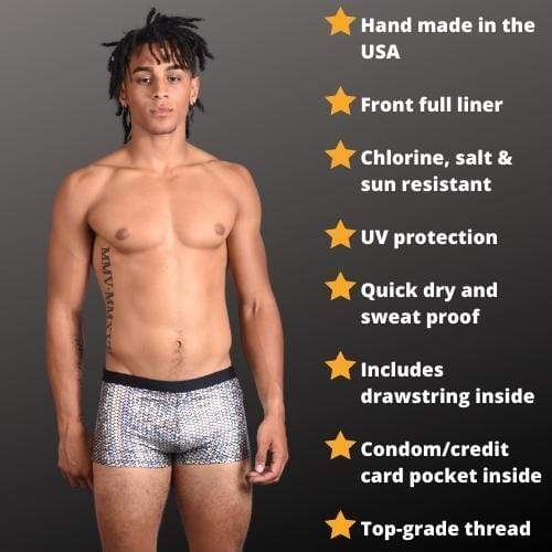 Mesmeric Trunks Swimsuit INVI-Expressionwear