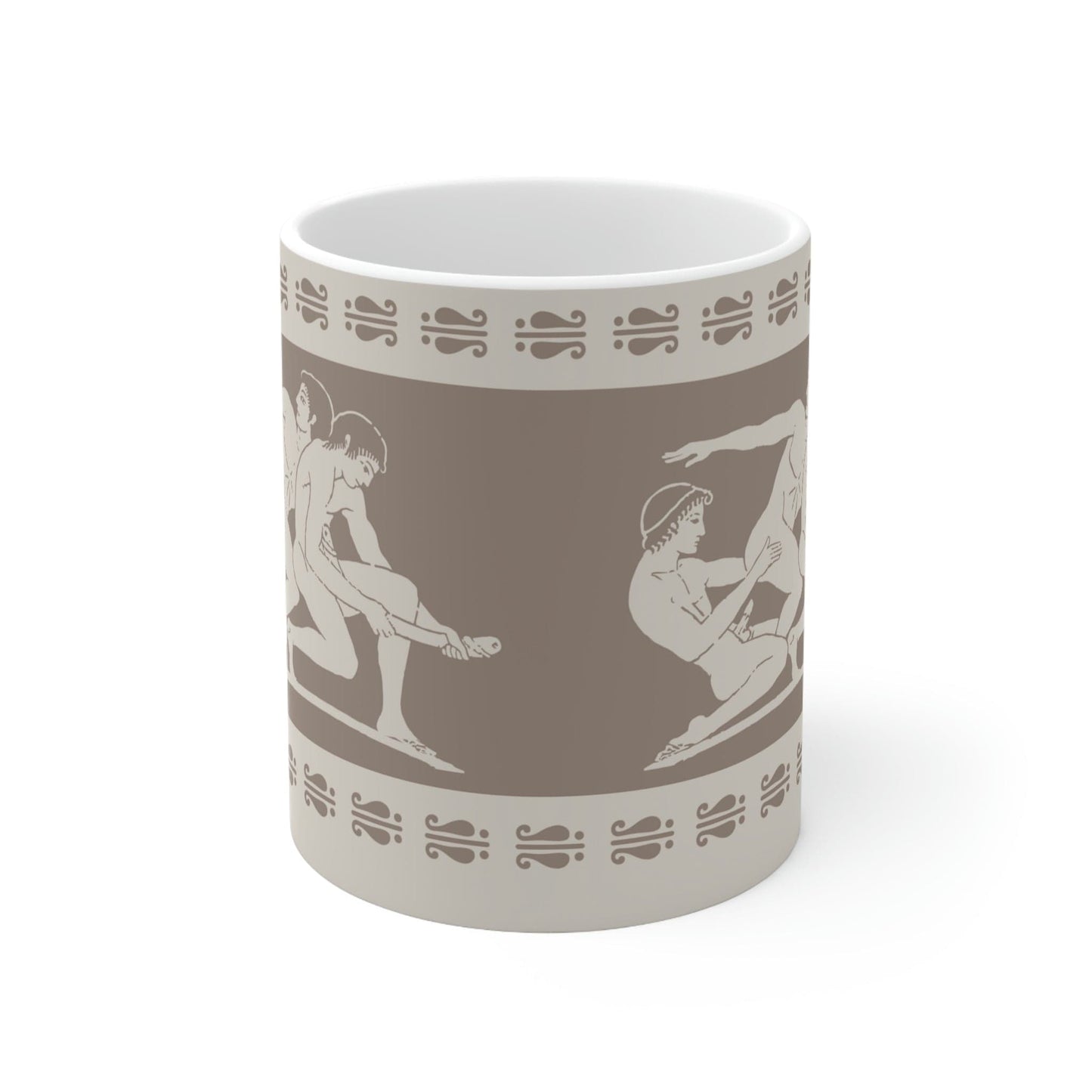 Mug 11oz Birdcage Inspired Greek Boy Dinnerware - Ceramic Mug 11oz INVI-Expressionwear