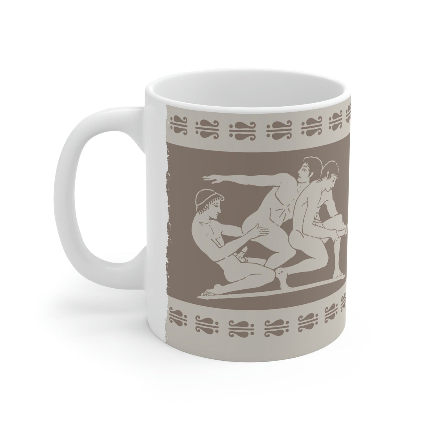 Mug 11oz Birdcage Inspired Greek Boy Dinnerware - Ceramic Mug 11oz INVI-Expressionwear