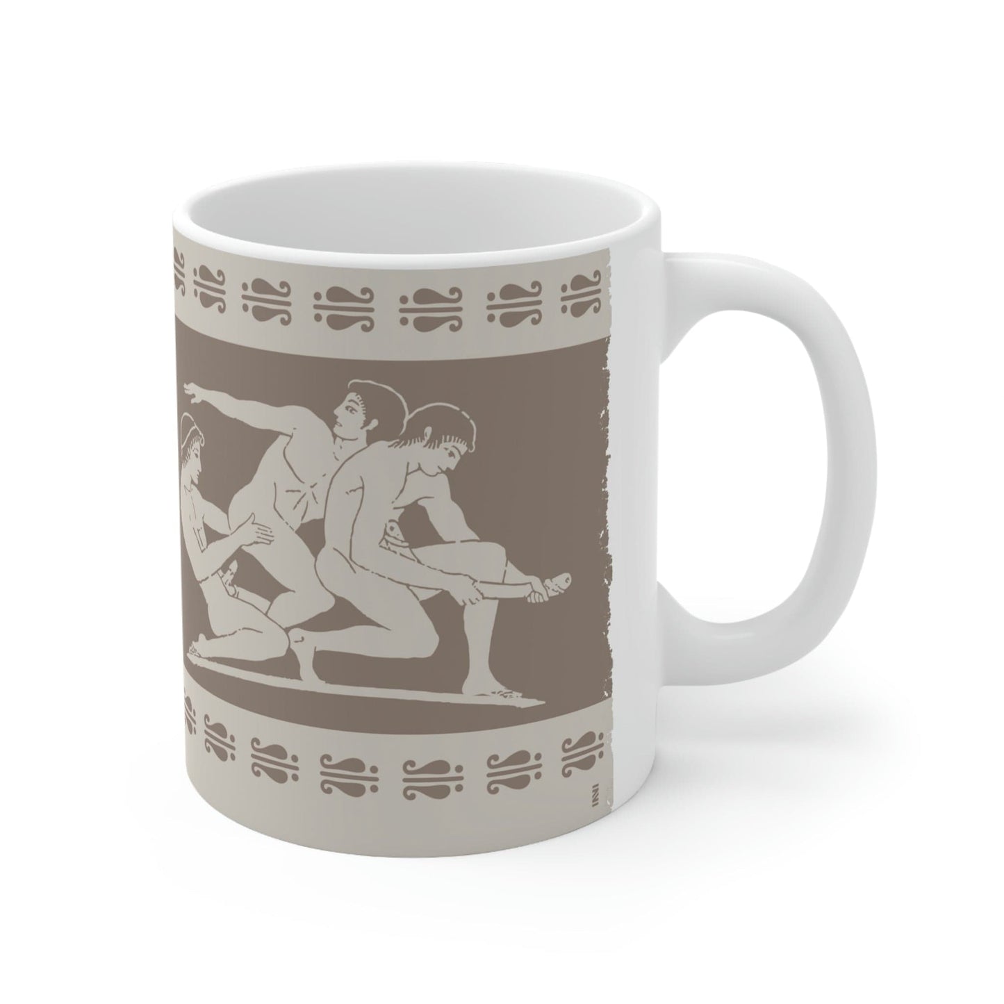 Mug 11oz Birdcage Inspired Greek Boy Dinnerware - Ceramic Mug 11oz INVI-Expressionwear
