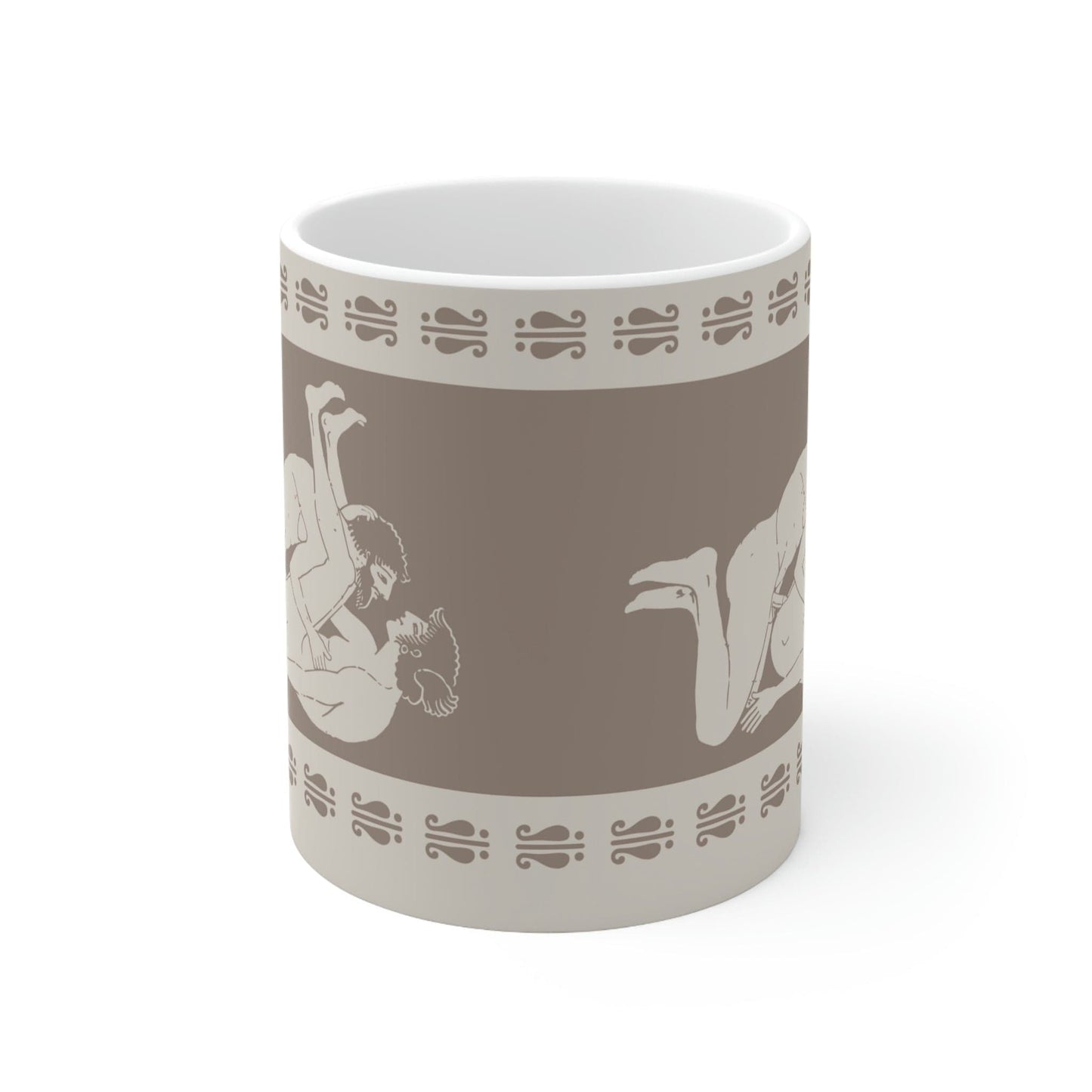 Mug 11oz Birdcage Inspired Greek Boy Dinnerware - Missionary Pattern Ceramic Mug 11oz INVI-Expressionwear