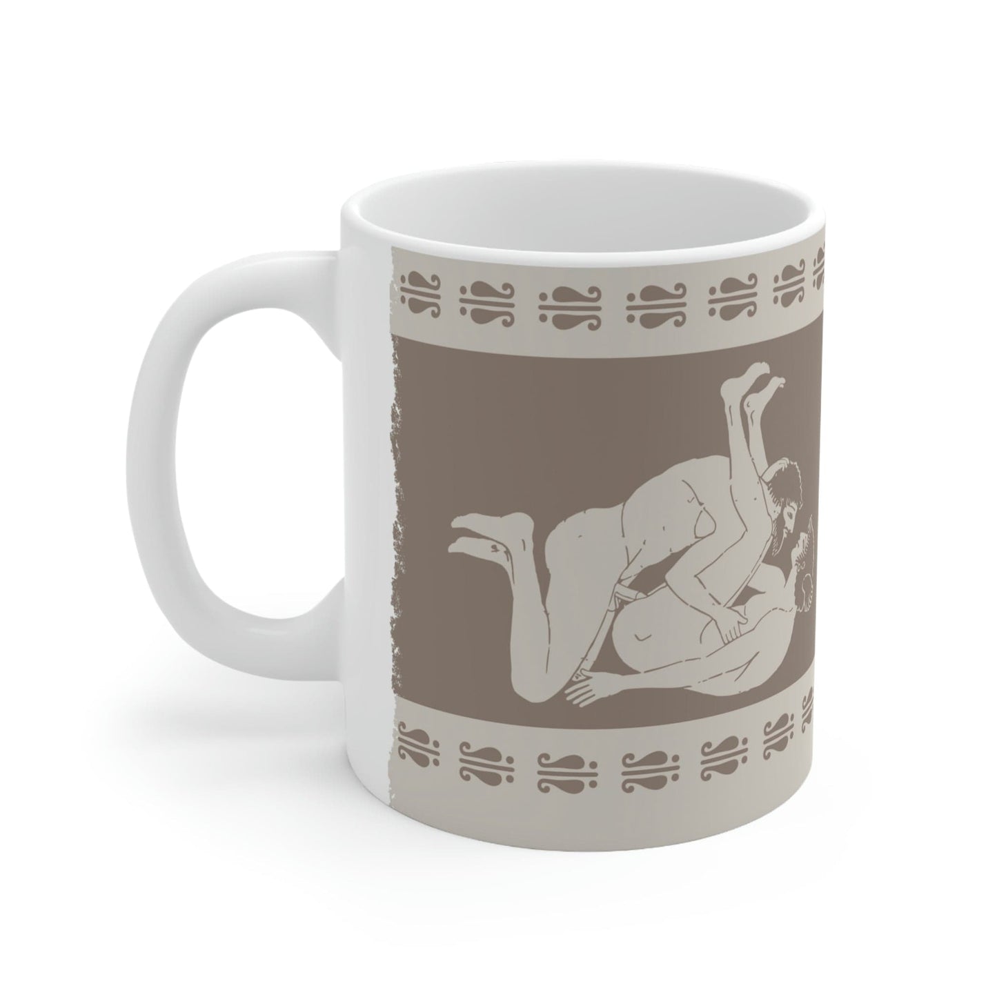 Mug 11oz Birdcage Inspired Greek Boy Dinnerware - Missionary Pattern Ceramic Mug 11oz INVI-Expressionwear