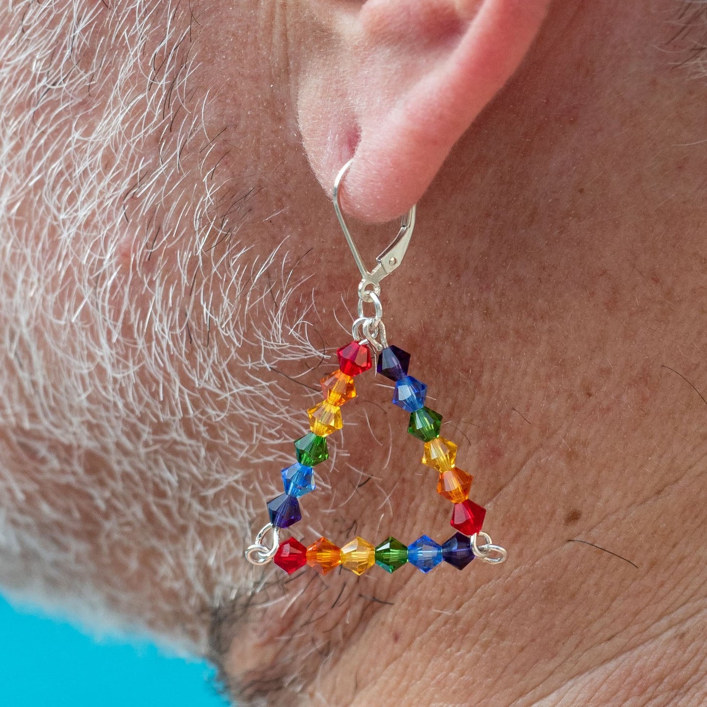 One Size - Pair Holy Trinity Triangle Earrings INVI-Expressionwear