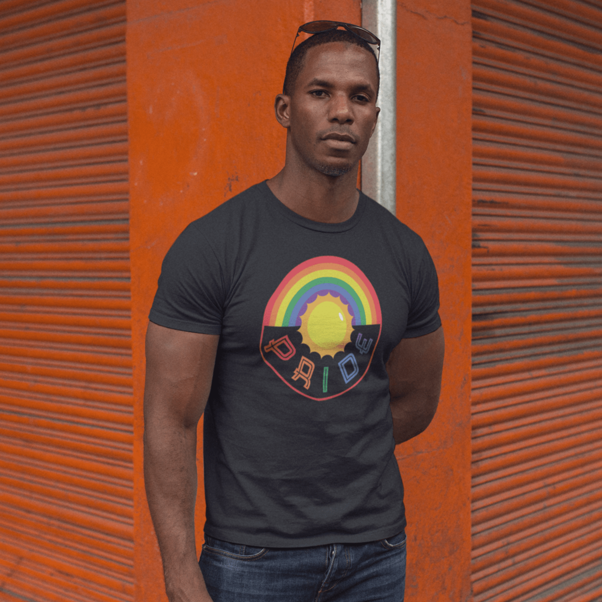 Pride Circle T-Shirt INVI-Expressionwear - Black