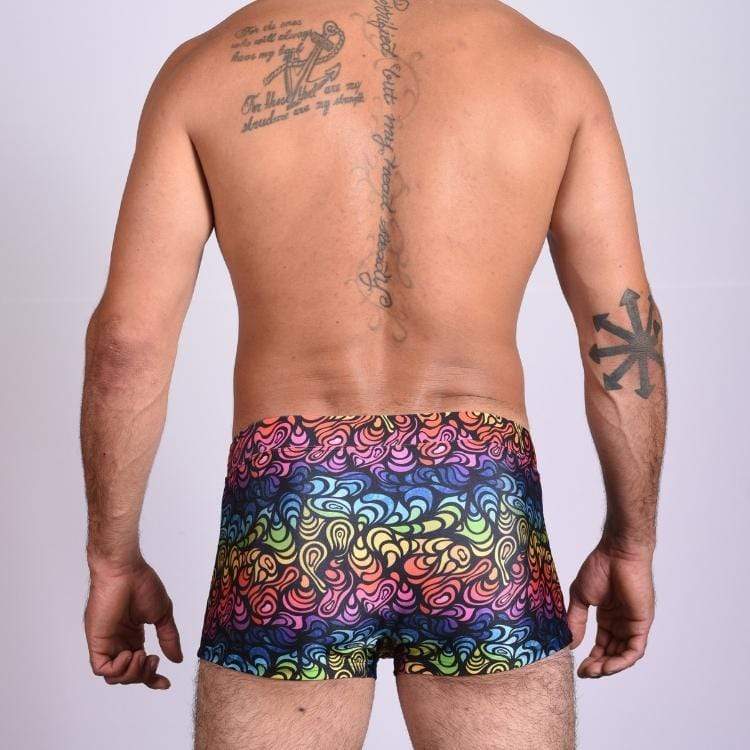 Psycho Peacock Trunks Swimsuit INVI-Expressionwear