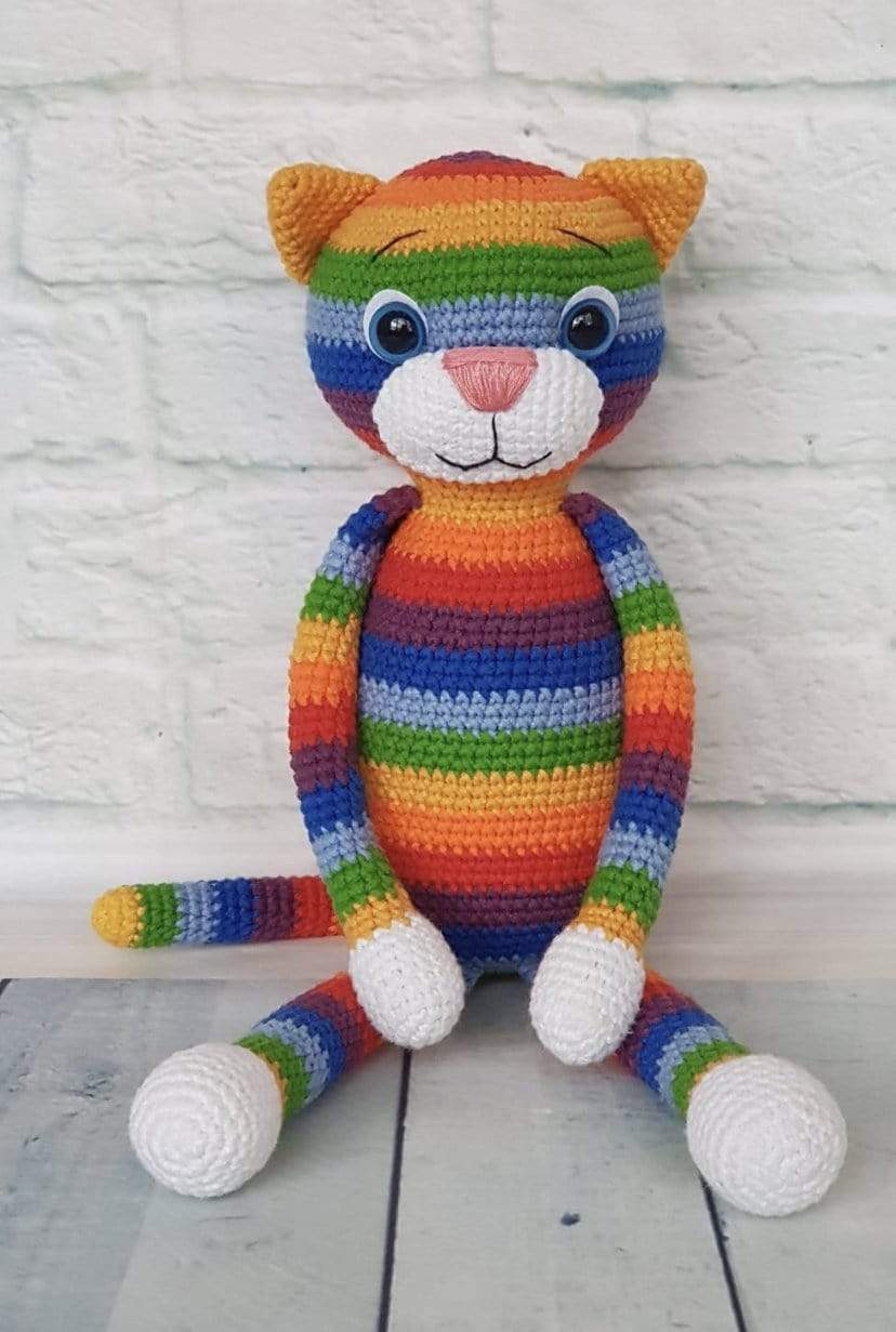 Rainbow White Rainbow Pride Cat (Limited EDITION) INVI-Expressionwear